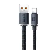 Baseus CAJY000501 USB do USB-C Crystal Shine 100W dla Huawei i Honor 2m Czarny