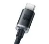 Kabel Baseus CAJY000501 USB do USB-C Crystal Shine 100W dla Huawei i Honor 2m Czarny