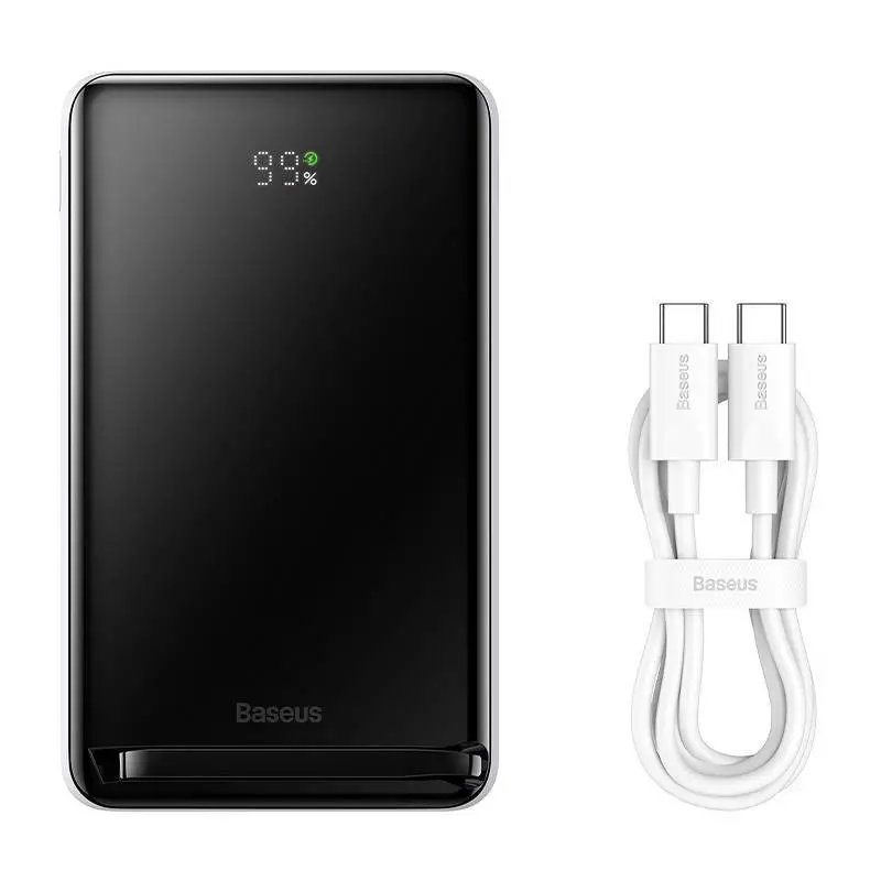 Powerbank Baseus PPCX000202 Magnetic Bracket 10000mAh 20W Biały