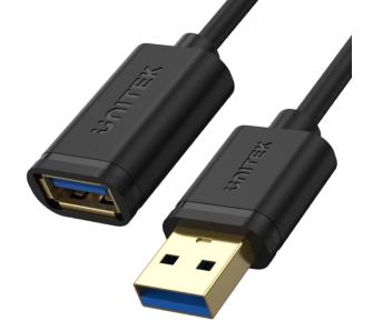Kabel USB Unitek Y-C4030GBK przedłużacz USB 3.0 AM-AF 3m Czarny