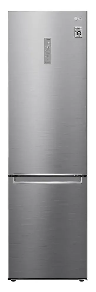 Lodówka LG GBB62PZ5CN1 Pełny No Frost 203cm Szuflada z kontrolą wilgotności Zdalne sterowanie Srebrny