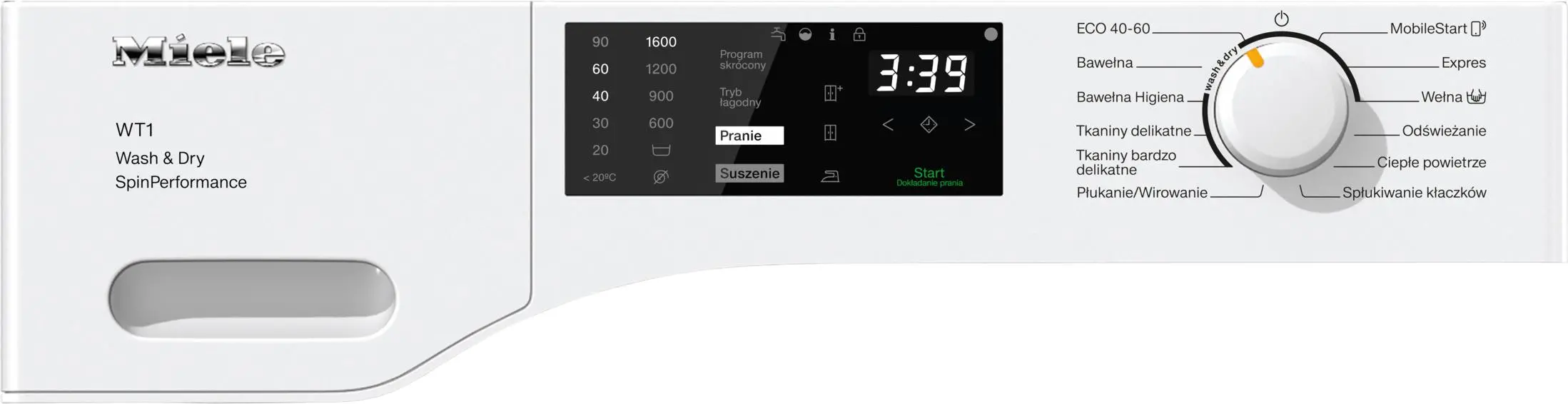 Pralko-suszarka Miele WTD280 WCS 63,7cm 8kg/5kg