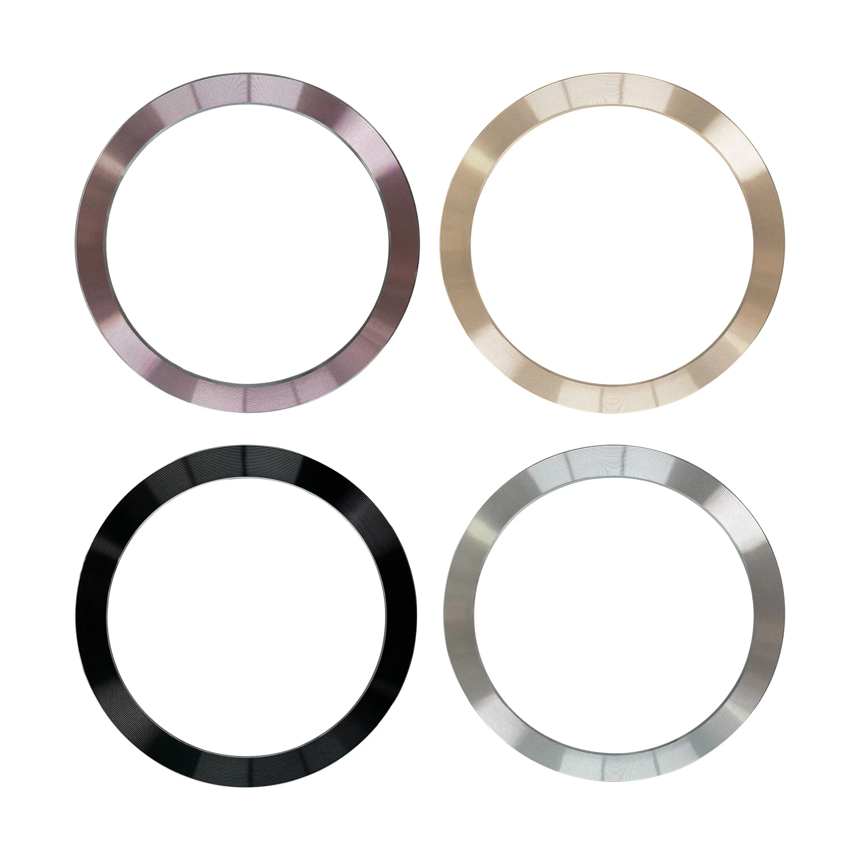 Zestaw uniwersalnych pierścieni magnetycznych Reinston EUB02 Czarny