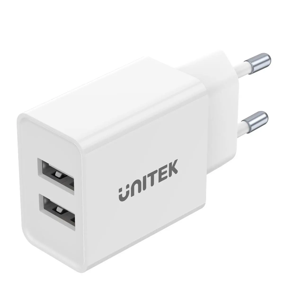 Ładowarka sieciowa Unitek 2x USB-A 12 W Biały
