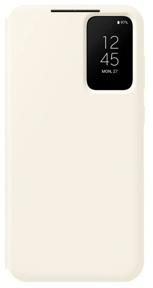 Etui Samsung Clear View Cover do Galaxy S23+ Kremowy