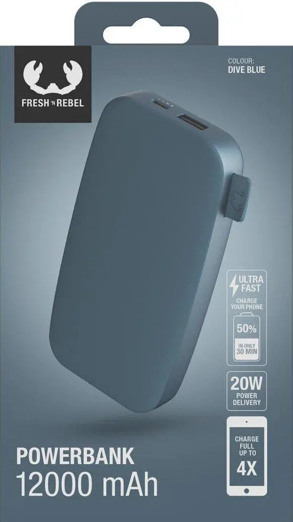 Powerbank Fresh 'n Rebel 2PB12100DV 12000mAh 20W Dive blue