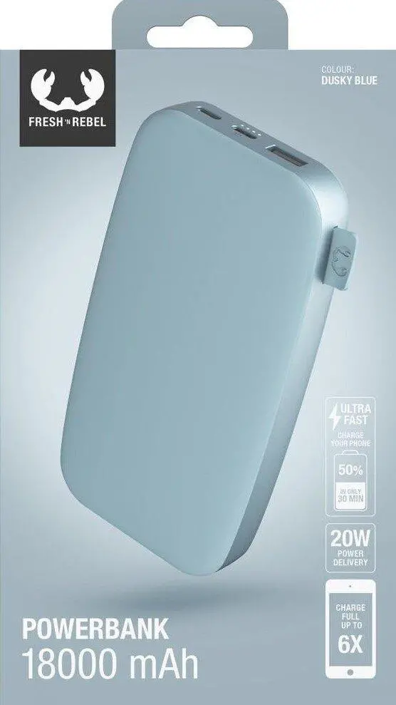 Powerbank Fresh 'n Rebel 2PB18100DB 18000mAh 20W Dusky blue