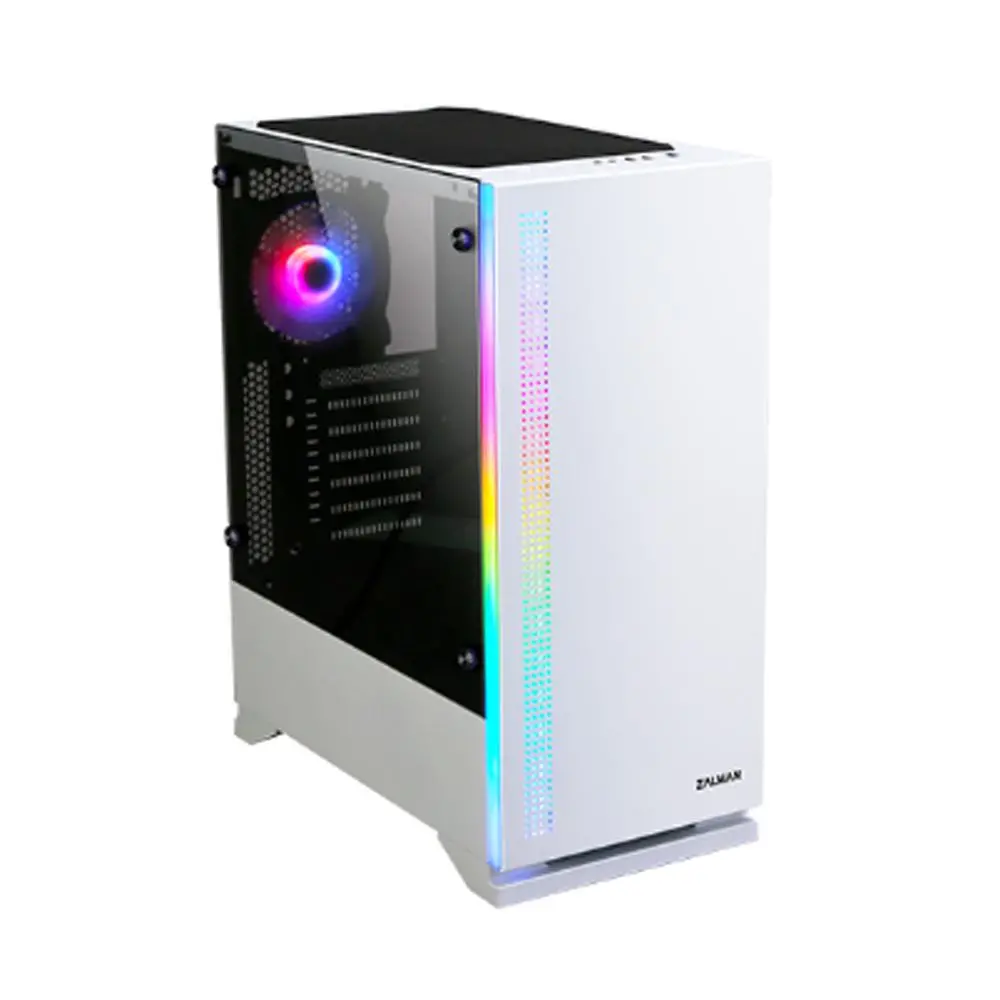 Obudowa Zalman S5 RGB TG RGB Biały