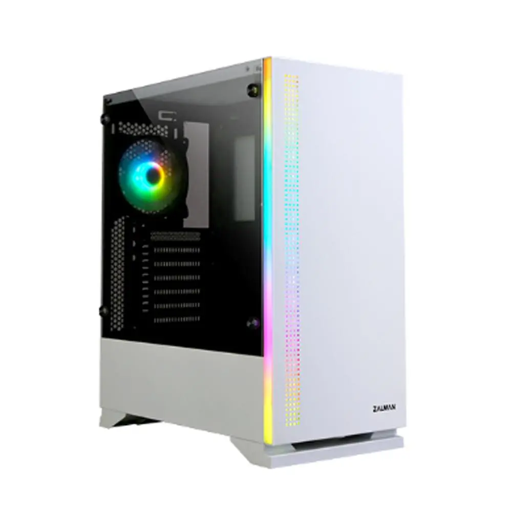 Obudowa Zalman S5 RGB TG RGB Biały