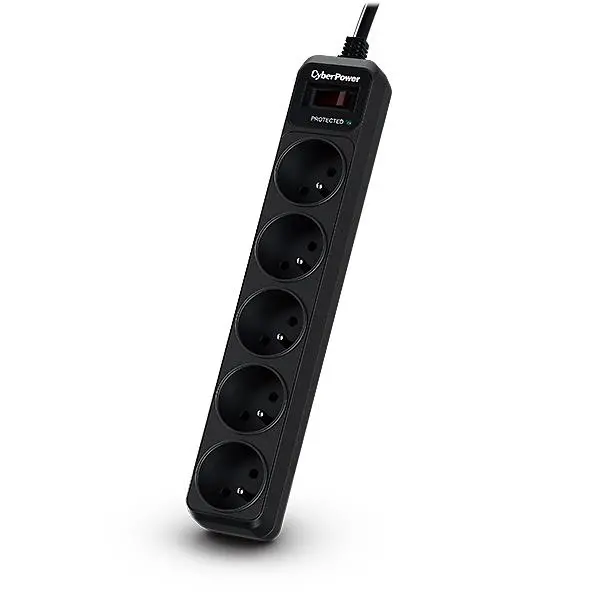 Listwa CyberPower B0520SC0-FR 5 gniazd 1,8m Czarny