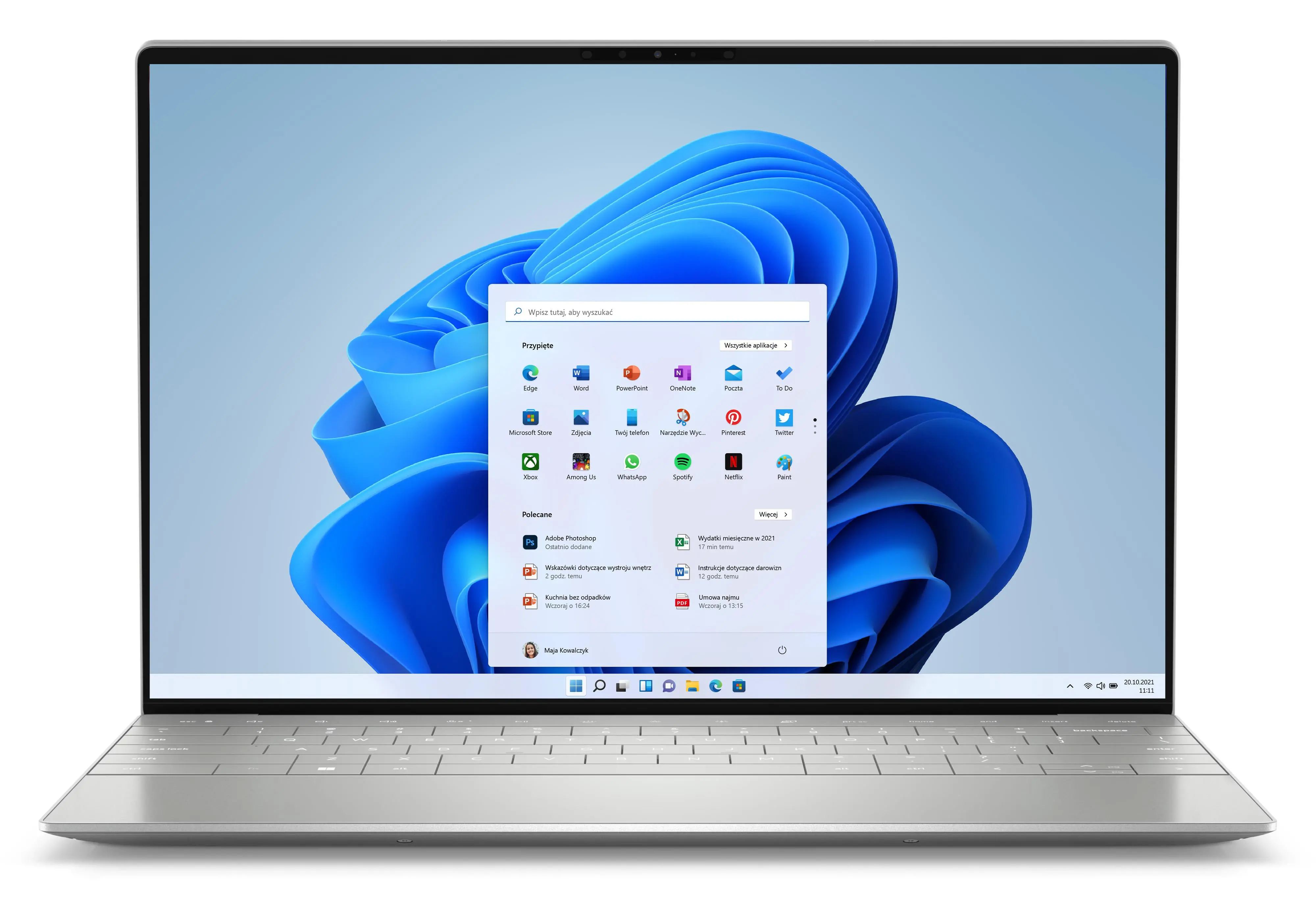 Laptop ultrabook Dell XPS 13 9320-3950 13,4" i7-1260P 16GB RAM 512GB Dysk SSD Win11 Platynowy