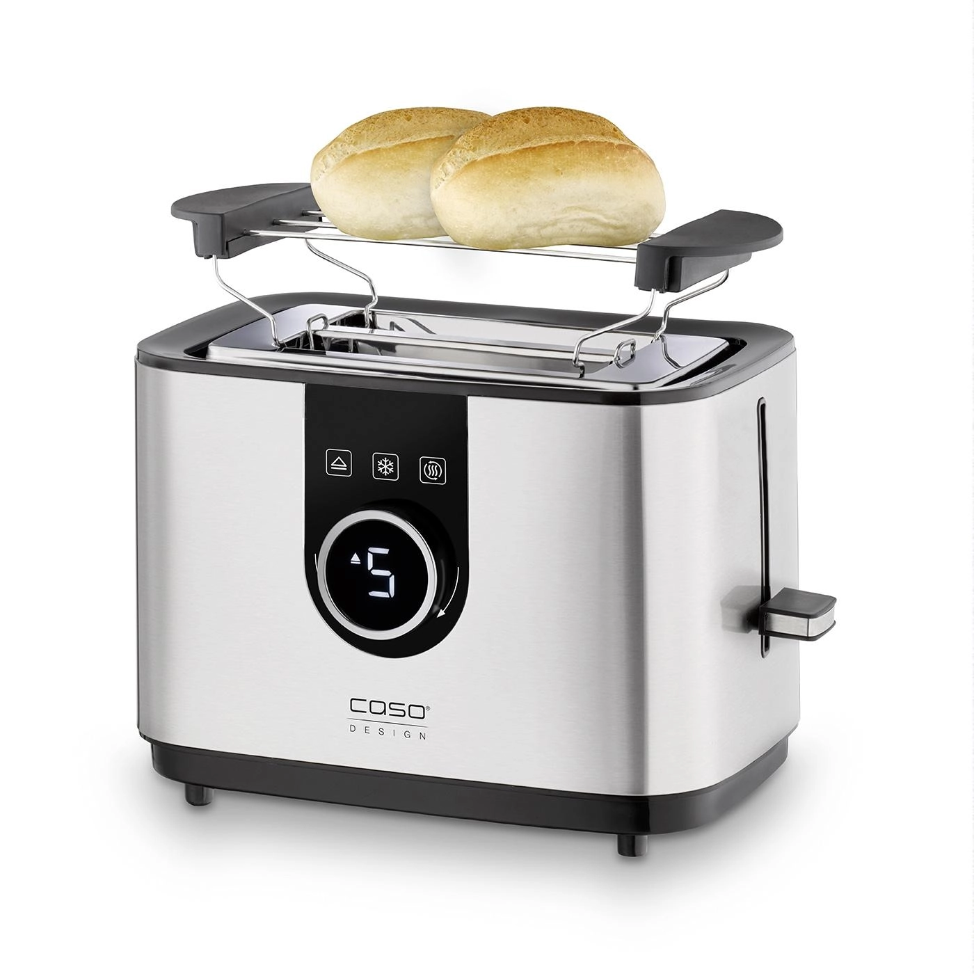 Toster Caso Germany Selection T 2 Ruszt do bułek Rozmrażanie 920W