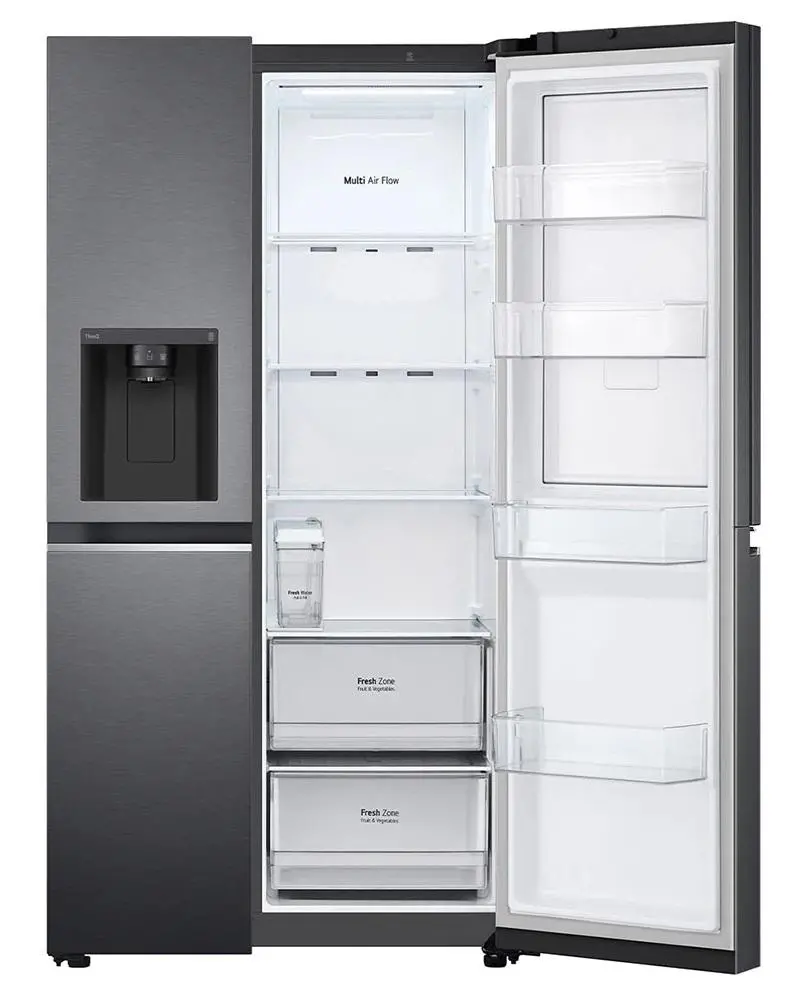 Lodówka LG GSJV71MCTE Pełny No Frost 179cm Dystrybutor wody Zdalne sterowanie Ciemny grafit mat