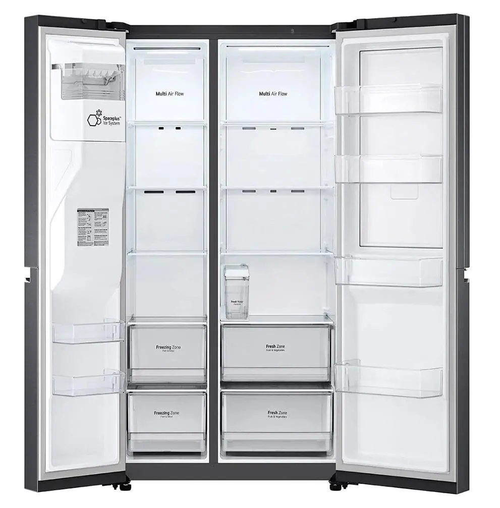Lodówka LG GSJV71MCTE Pełny No Frost 179cm Dystrybutor wody Zdalne sterowanie Ciemny grafit mat