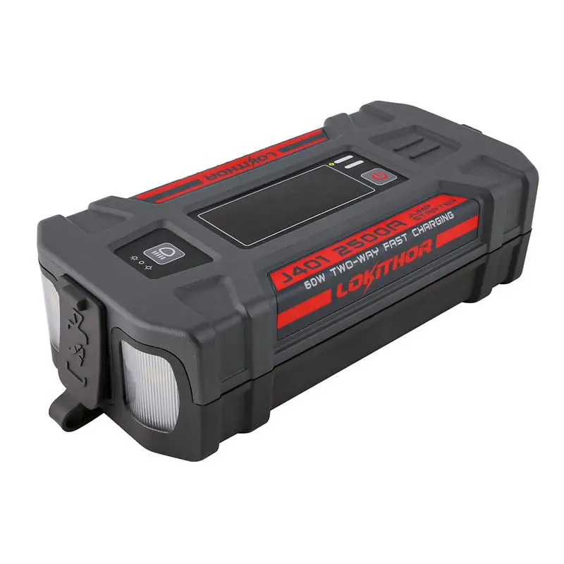 Powerbank Lokithor J401 Jump starter- 2500A 12V 74Wh 100W Czarny
