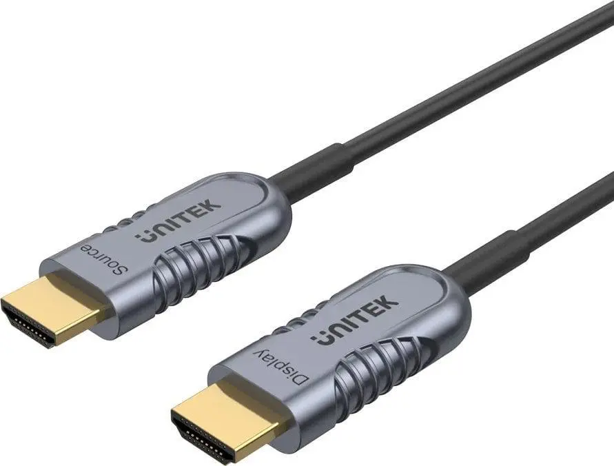 Kabel optyczny HDMI Unitek C11055DGY 80m Czarny