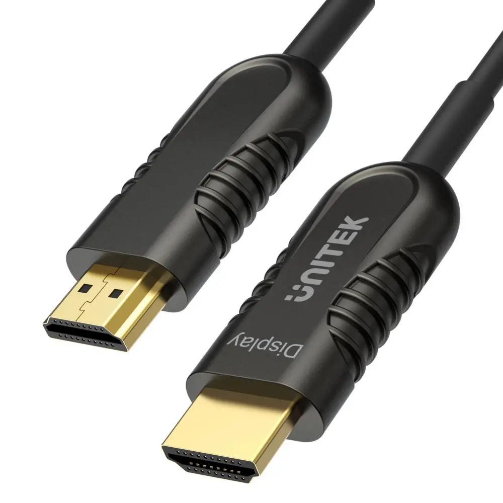 Kabel optyczny HDMI Unitek Y-C1034BK 60m Czarny