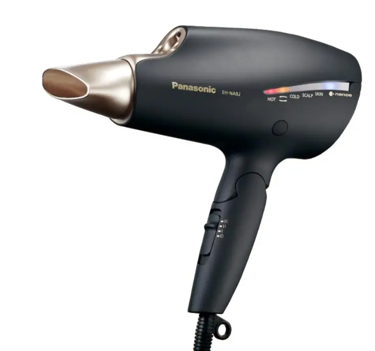 Suszarka do włosów Panasonic EH-NA9J-K825 Jonizacja Dyfuzor Zimny nawiew 1800W 3 prędkości 2 temperatury