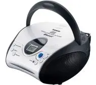 Lenco SCD-24BT Bluetooth Czarno-srebrny