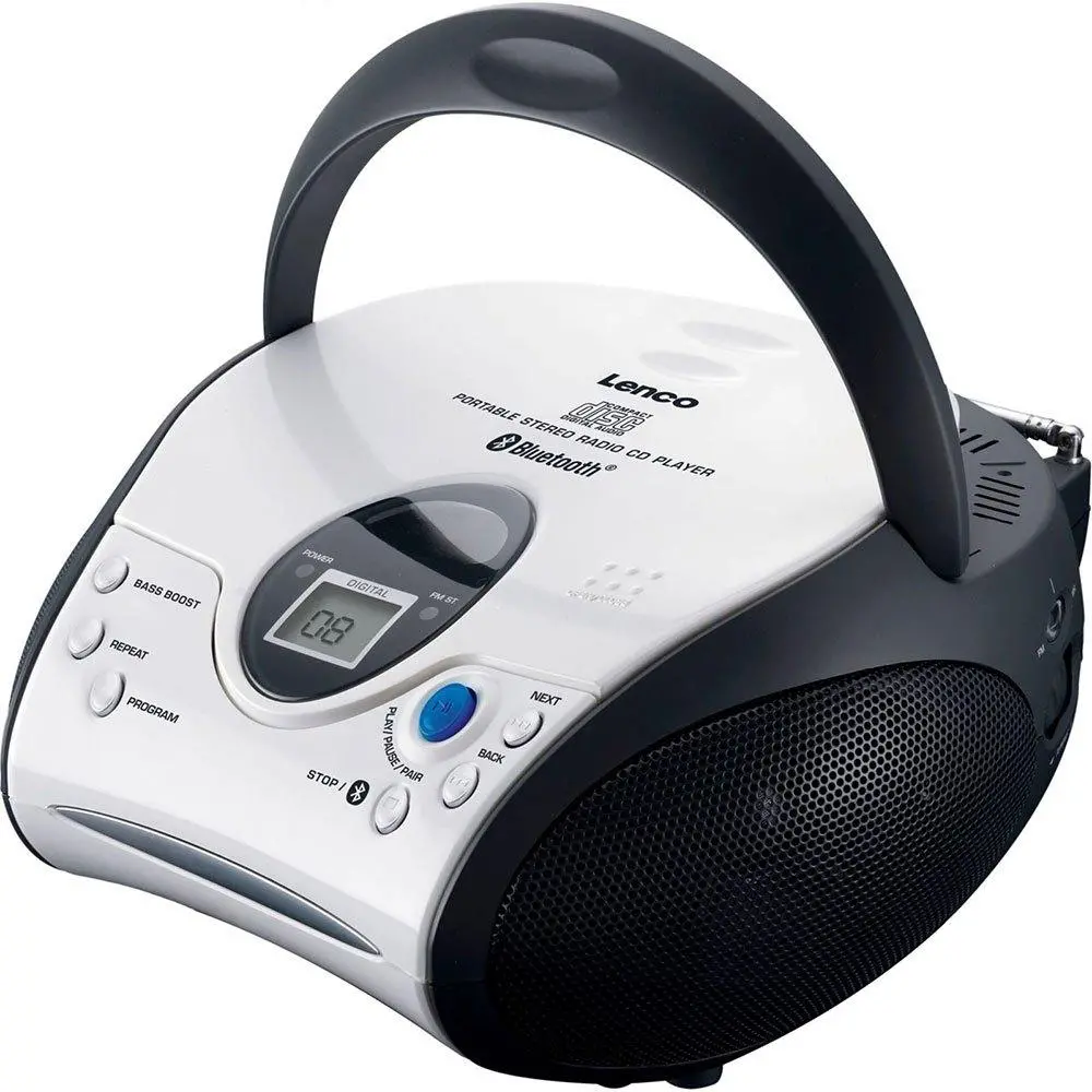 Radioodtwarzacz Lenco SCD-24BT Bluetooth Czarno-srebrny