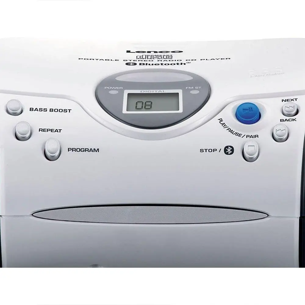 Radioodtwarzacz Lenco SCD-24BT Bluetooth Czarno-srebrny
