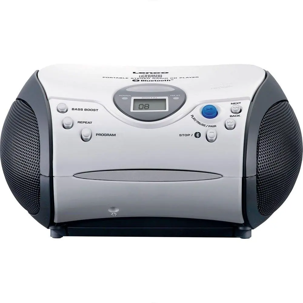 Radioodtwarzacz Lenco SCD-24BT Bluetooth Czarno-srebrny