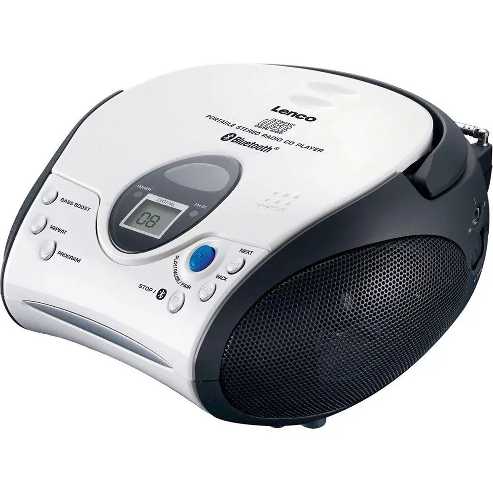 Radioodtwarzacz Lenco SCD-24BT Bluetooth Czarno-srebrny