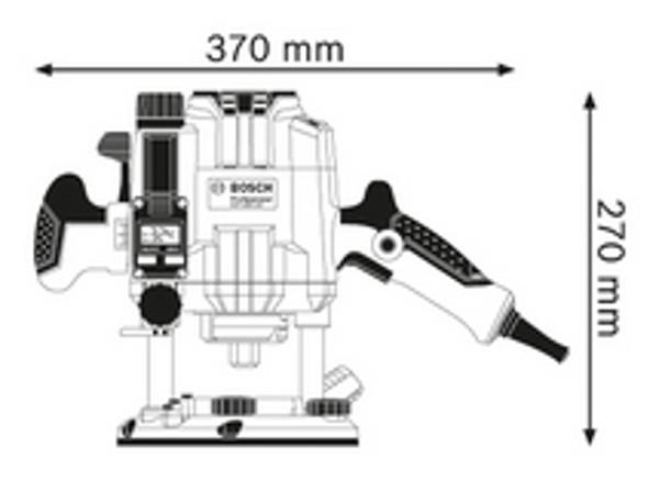 Frezarka górnowrzecionowa Bosch Professional GOF 1250 LCE