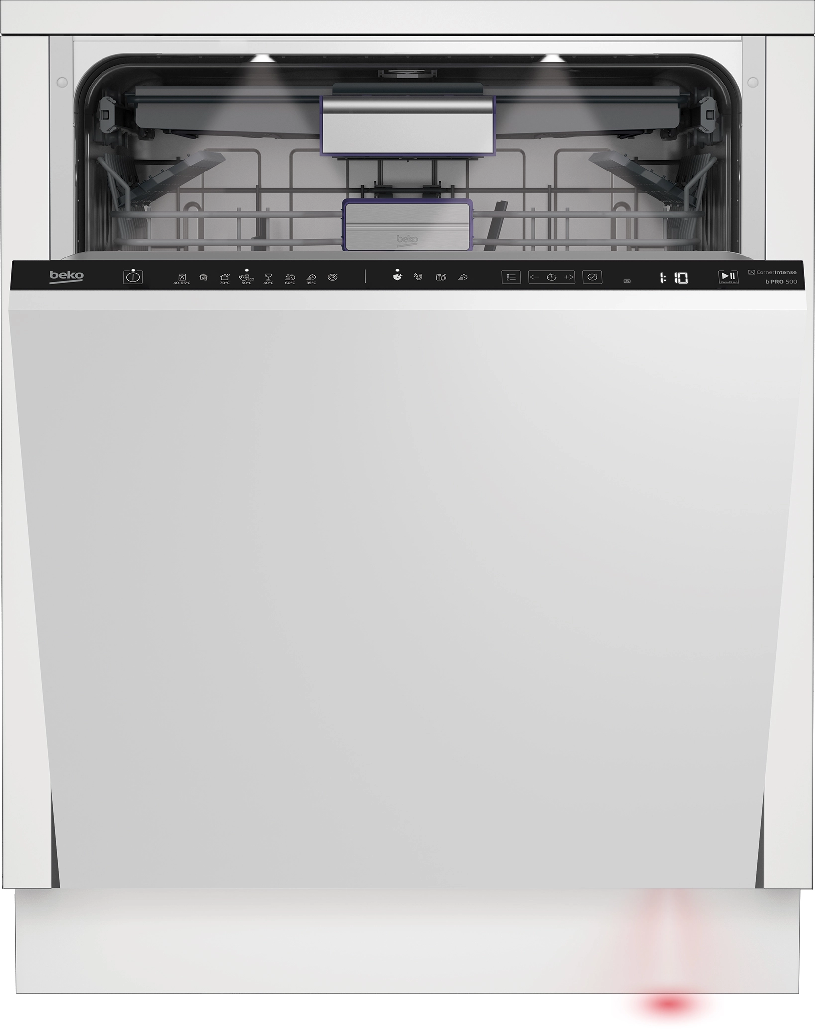 Beko bPro500 BDIN38646MD 59,8cm Automatyczne otwieranie drzwi Szuflada na sztućce