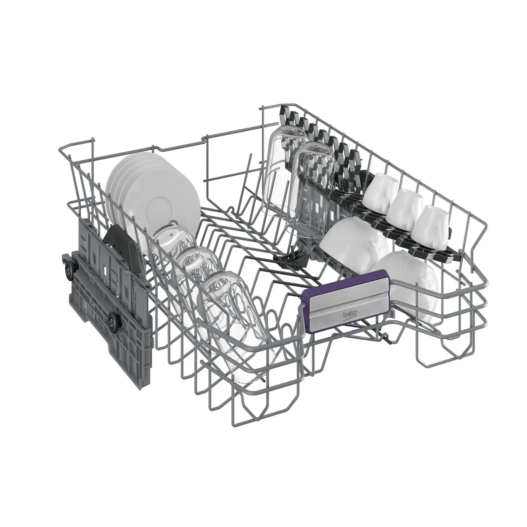 Zmywarka Beko bPro500 BDFS26042XQ 44,8cm Automatyczne otwieranie drzwi Szuflada na sztućce