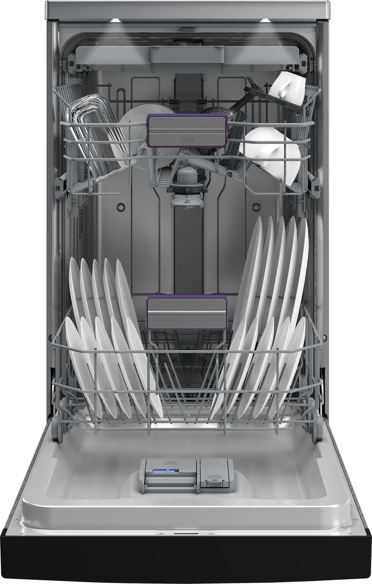 Zmywarka Beko bPro500 BDFS26042XQ 44,8cm Automatyczne otwieranie drzwi Szuflada na sztućce