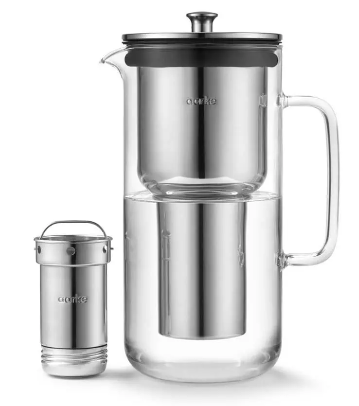 Dzbanek filtrujący Aarke 215219 2,36l 1 wkład