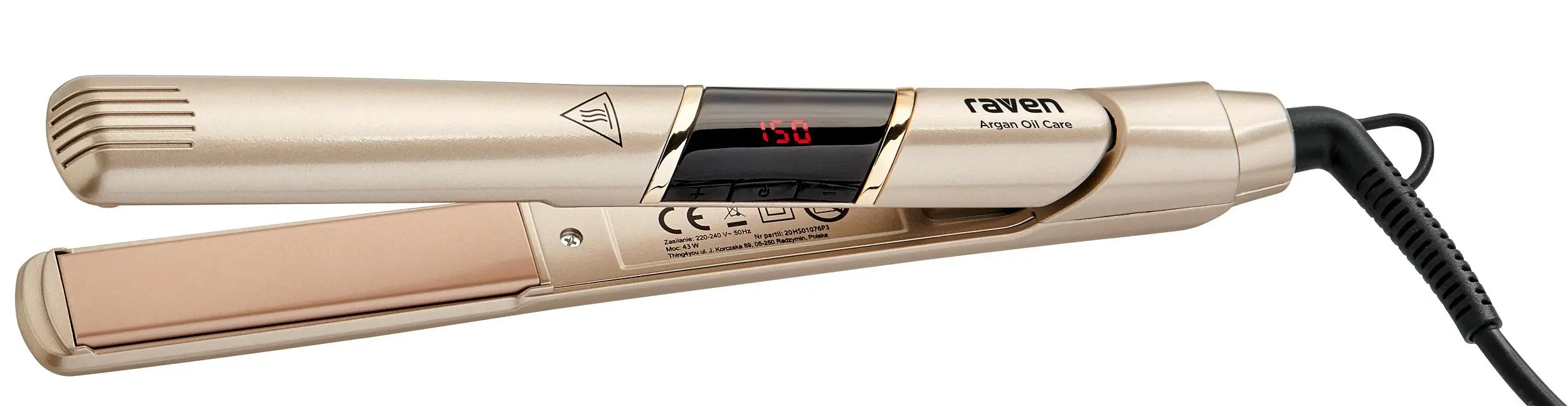 Prostownica Raven EPW003 2w1 43W 230 stopni