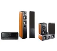 Yamaha MusicCast RX-V4A Czarny, Indiana Line Nota 5.0 - 550 X/740 X/240 X Orzech