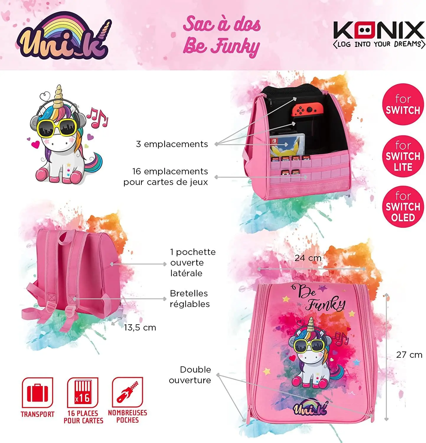 Plecak Konix Unik Switch Be Funky Backpack
