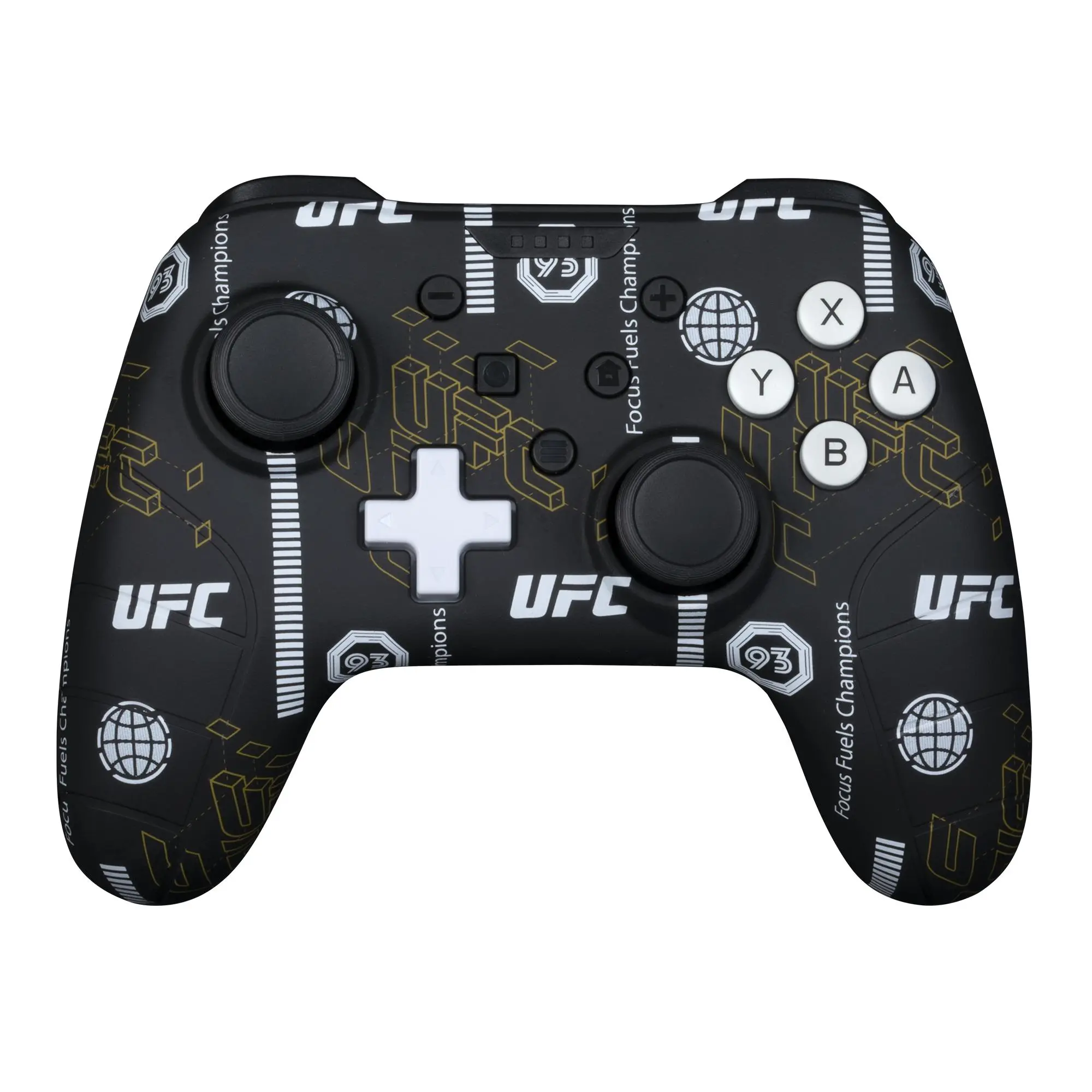 Pad Konix UFC Black and White do Nintendo Switch, PC Przewodowy