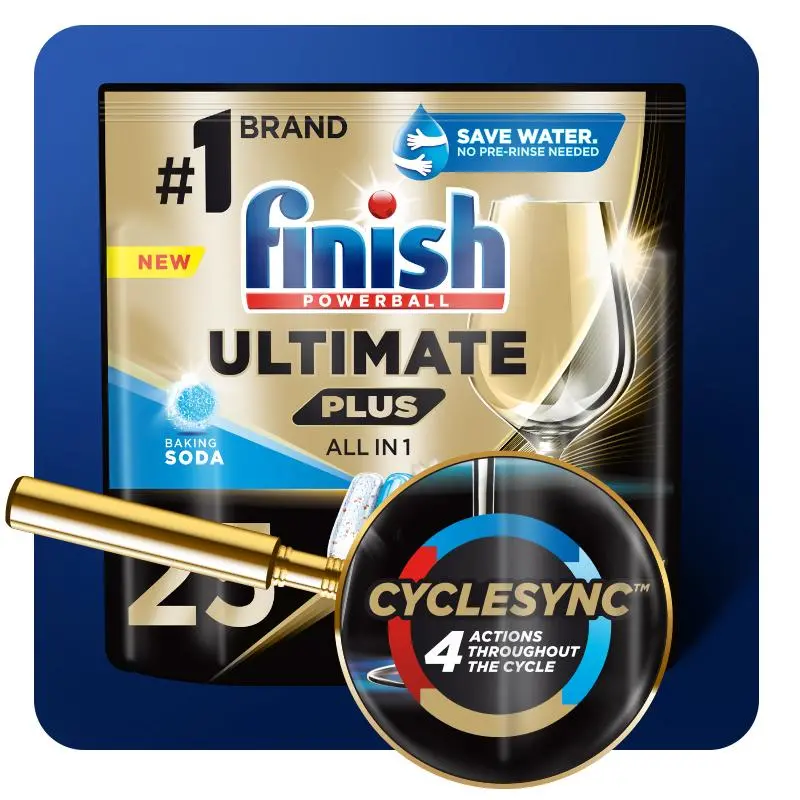 Kapsułki do zmywarki Finish Ultimate Plus All in 1 25szt.