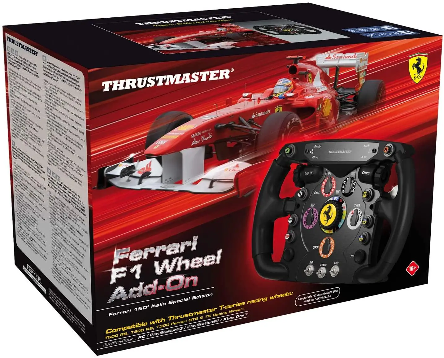 Kierownica Thrustmaster Ferrari F1 Wheel Add-On do PS4, PS3, Xbox One, PC