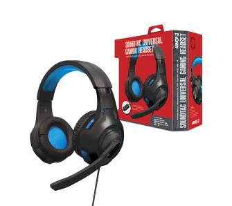 Słuchawki przewodowe z mikrofonem Armor3 SounTac - niebieski