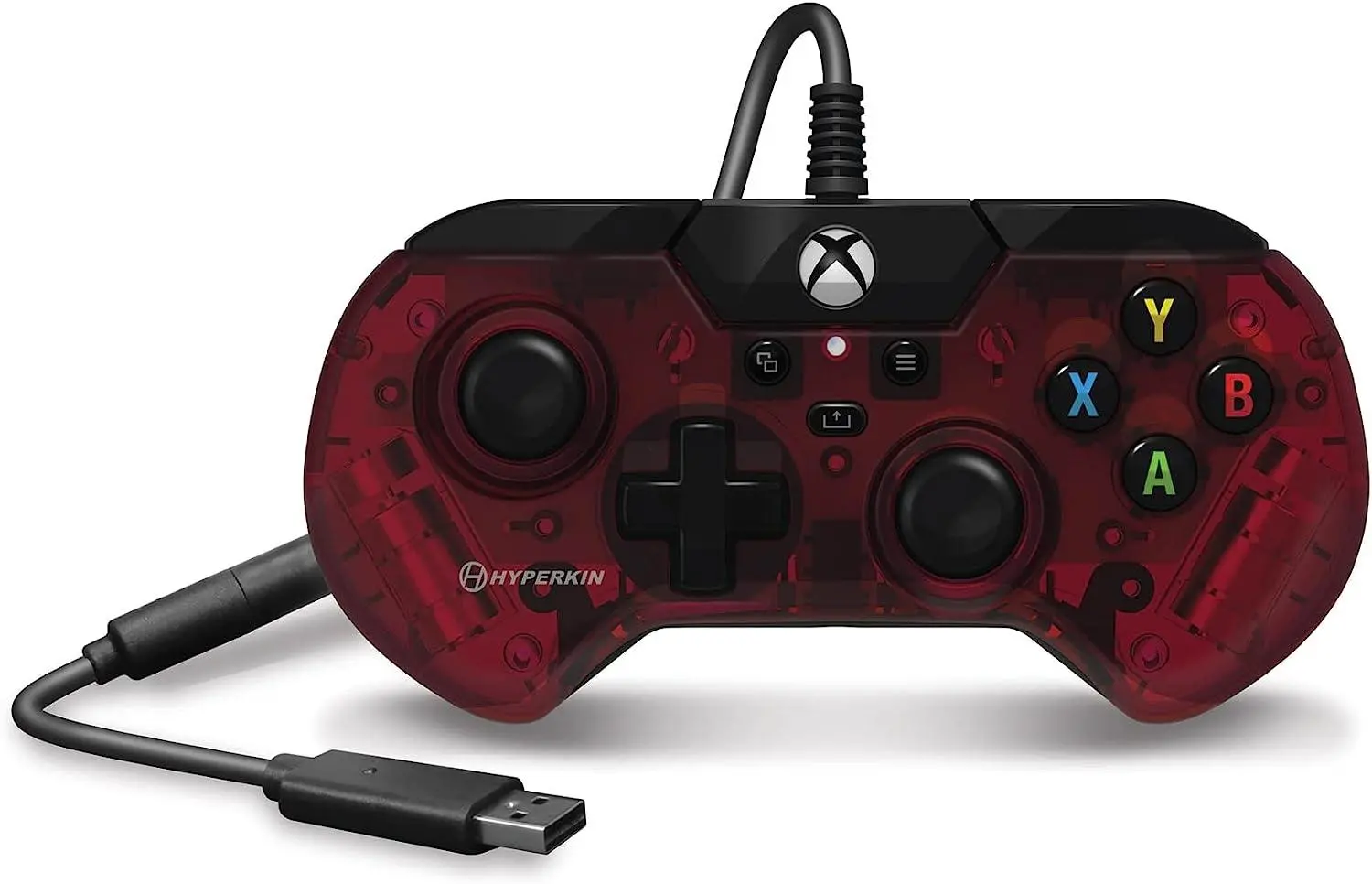 Pad Hyperkin X91 Wired Controller Ruby Red do Xbox, PC Przewodowy