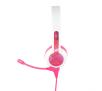 Słuchawki przewodowe z mikrofonem BuddyPhones StudyBuddy dla dzieci Nauszne Różowy