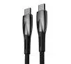 Kabel Baseus USB-C Glimmer 100W 1m Czarny