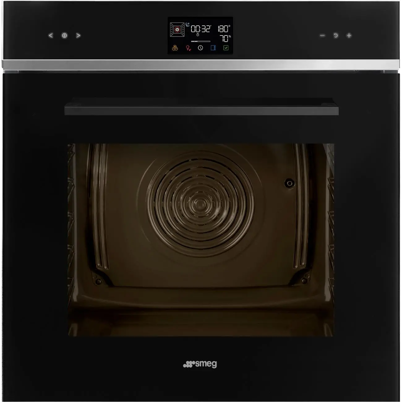 Piekarnik elektryczny parowy Smeg Selezione SO6402S3PB Termoobieg AirFry Termosonda Czarny