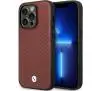 Etui BMW Leather Diamond Pattern BMHCP14L22RFGR do iPhone 14 Pro