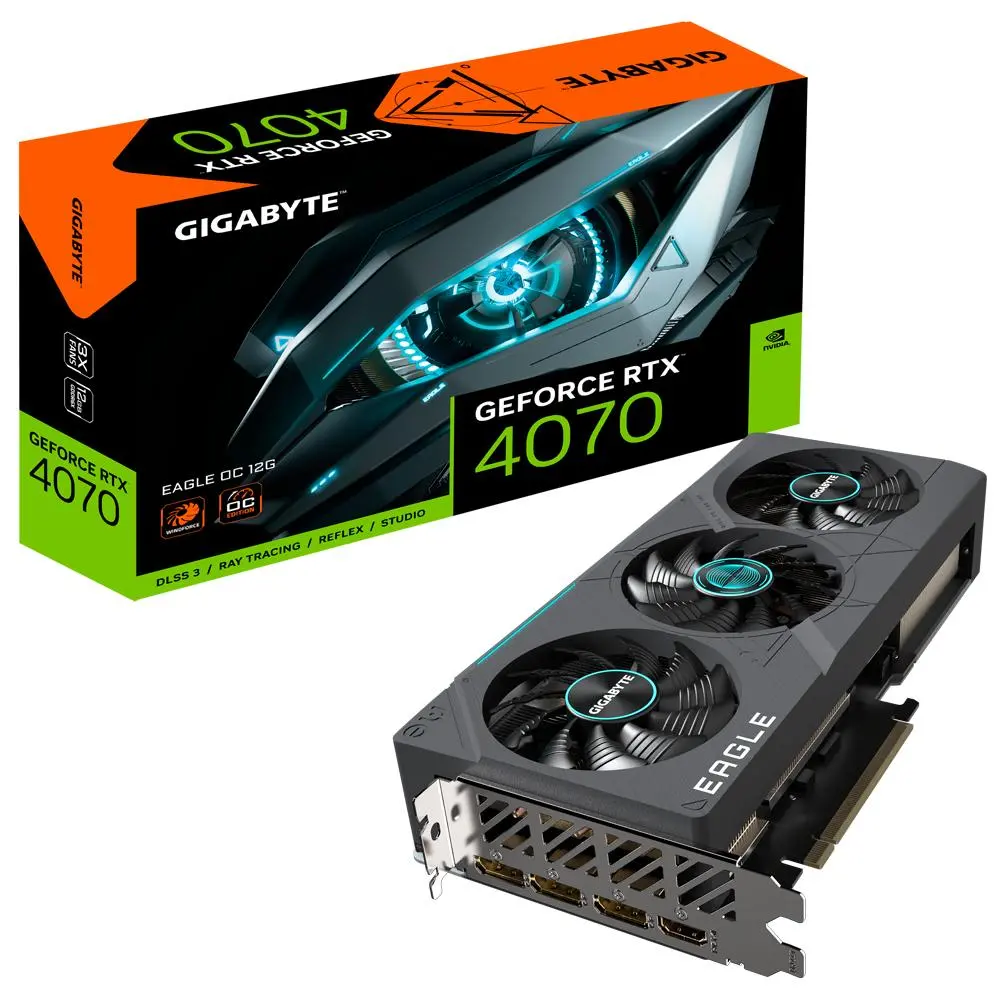 Karta graficzna Gigabyte GeForce RTX 4070 EAGLE OC 12GB GDDR6X 192bit DLSS 3