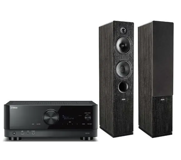 Стерео комплект Yamaha MusicCast RX-V6A Czarny, Indiana Line Tesi 561 Czarny