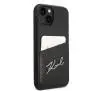 Etui Karl Lagerfeld Signature Logo Cardslot KLHCP14SCSSK do iPhone 14