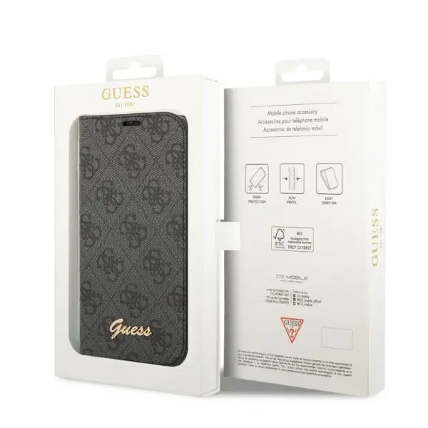 Etui Guess 4G Vintage Gold Logo GUBKP14XHG4SHK do iPhone 14 Pro Max