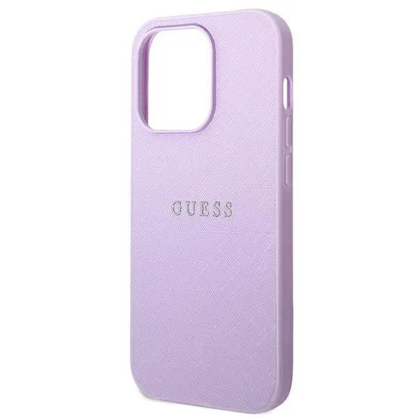 Etui Guess Saffiano Strap GUHCP14LPSASBPU do iPhone 14 Pro