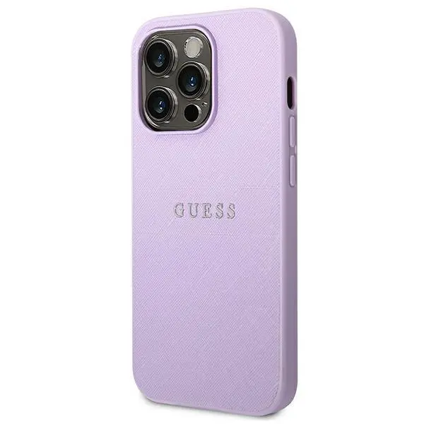 Etui Guess Saffiano Strap GUHCP14LPSASBPU do iPhone 14 Pro